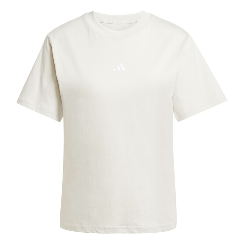 Remera de Mujer Adidas Essentials Small Logo Beige