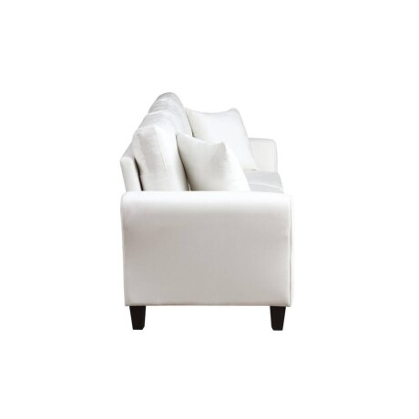 Sillón Sofá Venecia 3 Cuerpos - Blanco + Almohadones Sillón Sofá Venecia 3 Cuerpos - Blanco + Almohadones