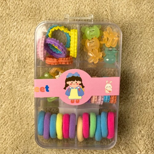 Pack Colitas y Broches Multicolor