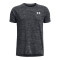 UA Tech Textured SS-ORG BLK-001