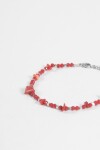 Pulsera piedras acero plateado