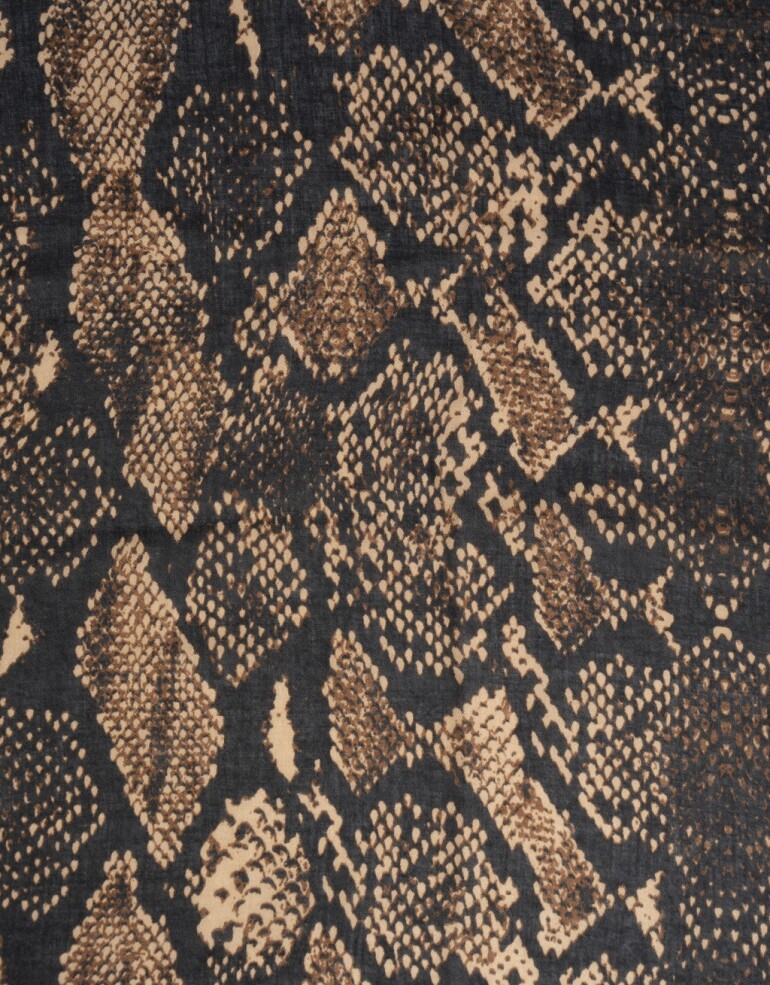 Pashminas Animal Print Pashmina Estampa Snake - Combinacion Multicolor