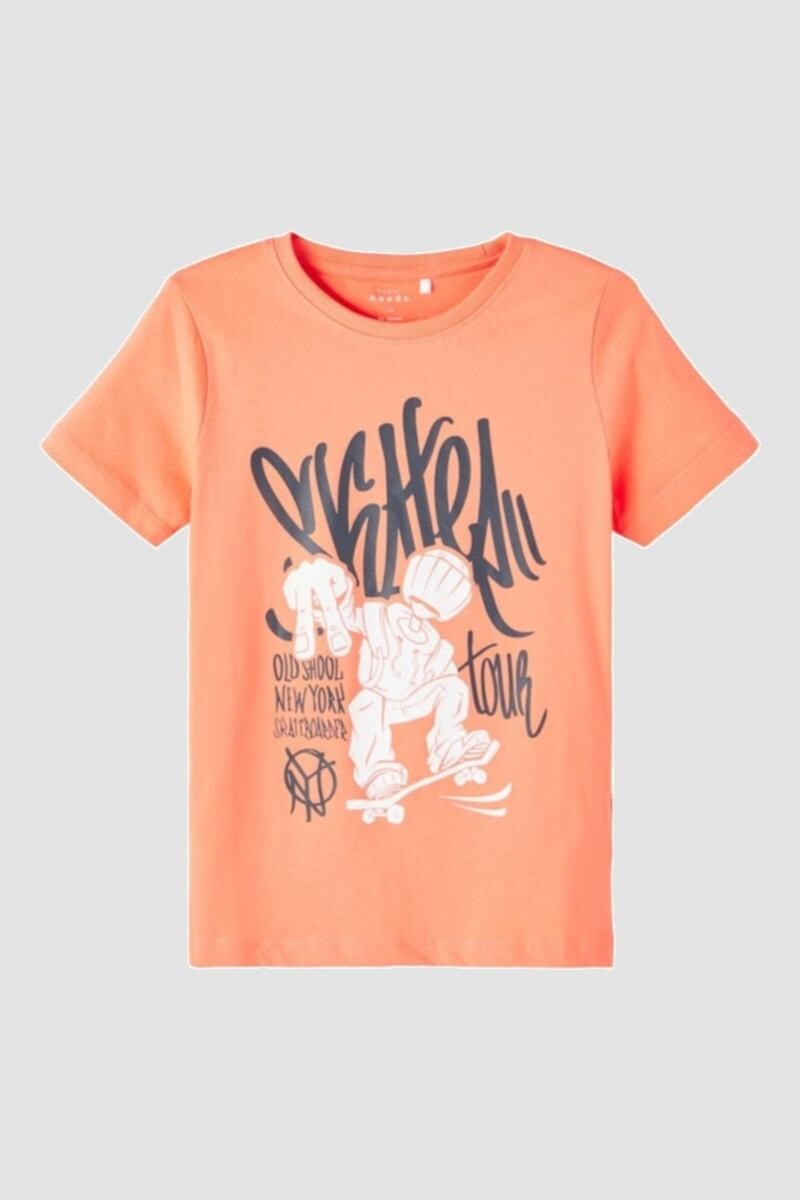 Camiseta Manga Corta - Peach Echo 