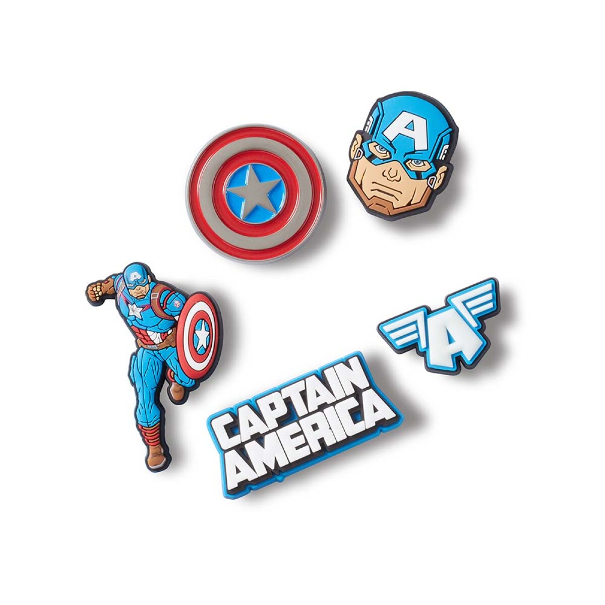 Jibbitz Captain America 5Pack 