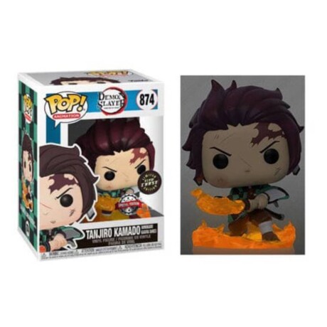 Tanjiro Kamado Solar Breathing - Demon Slayer (Exclusivo - Chase) - 874 Tanjiro Kamado Solar Breathing - Demon Slayer (Exclusivo - Chase) - 874
