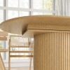 MESA DE COMEDOR VENTAGLIO Roble Claro - CIRCULAR