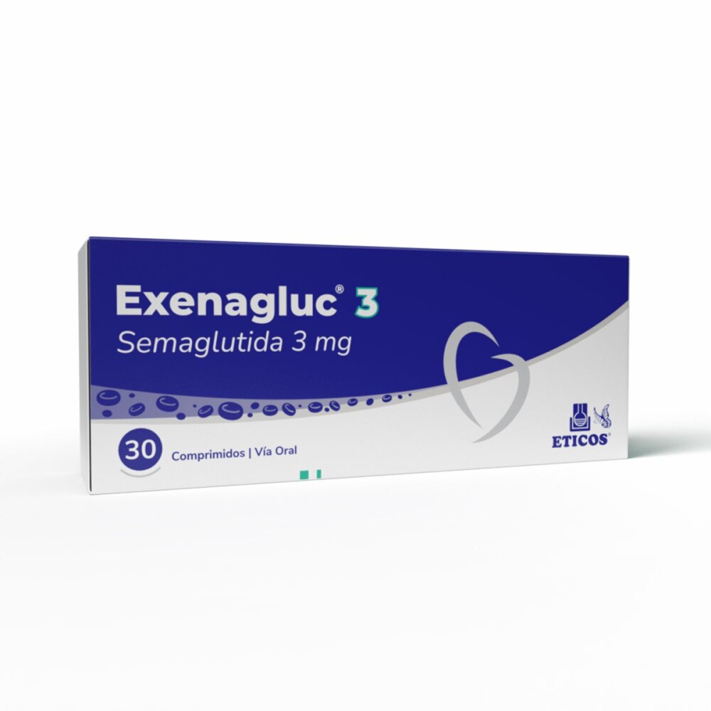 EXENAGLUC 3 MG CJ X 30 COMP. única