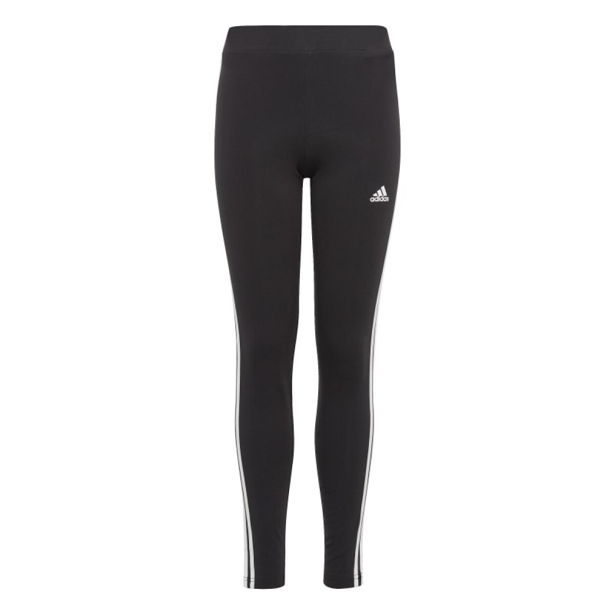 Calza Adidas Essentials Cotton 3 bandas - Negro 
