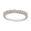 Anillo medio sin fin en oro blanco 18k con Brillantes N8800W Anillo medio sin fin en oro blanco 18k con Brillantes N8800W