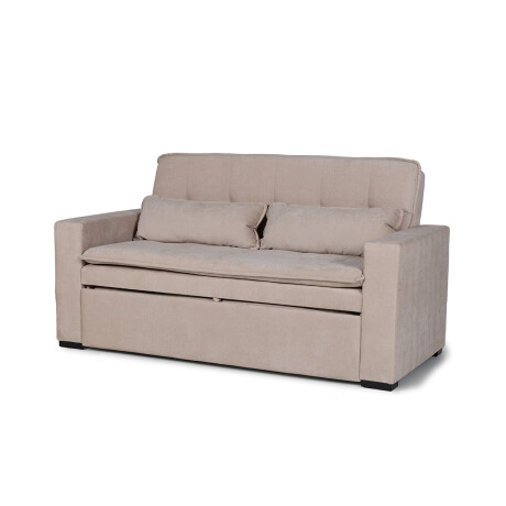 Sofá Cama Londres - Tela Microfibra 3012 (Beige)