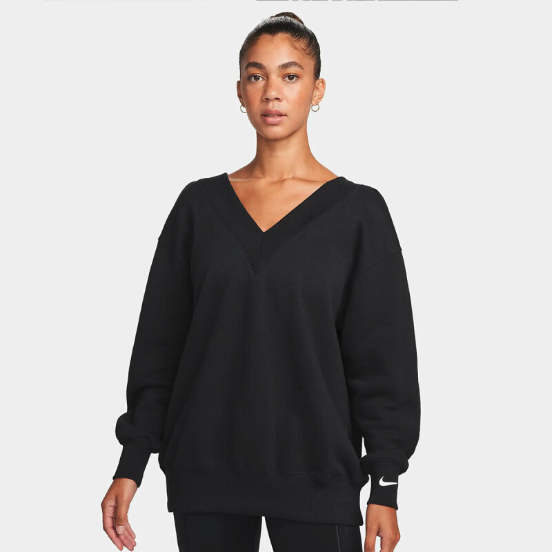 Abrigo Nike Sportswear Phnx Fleece de Mujer Negro