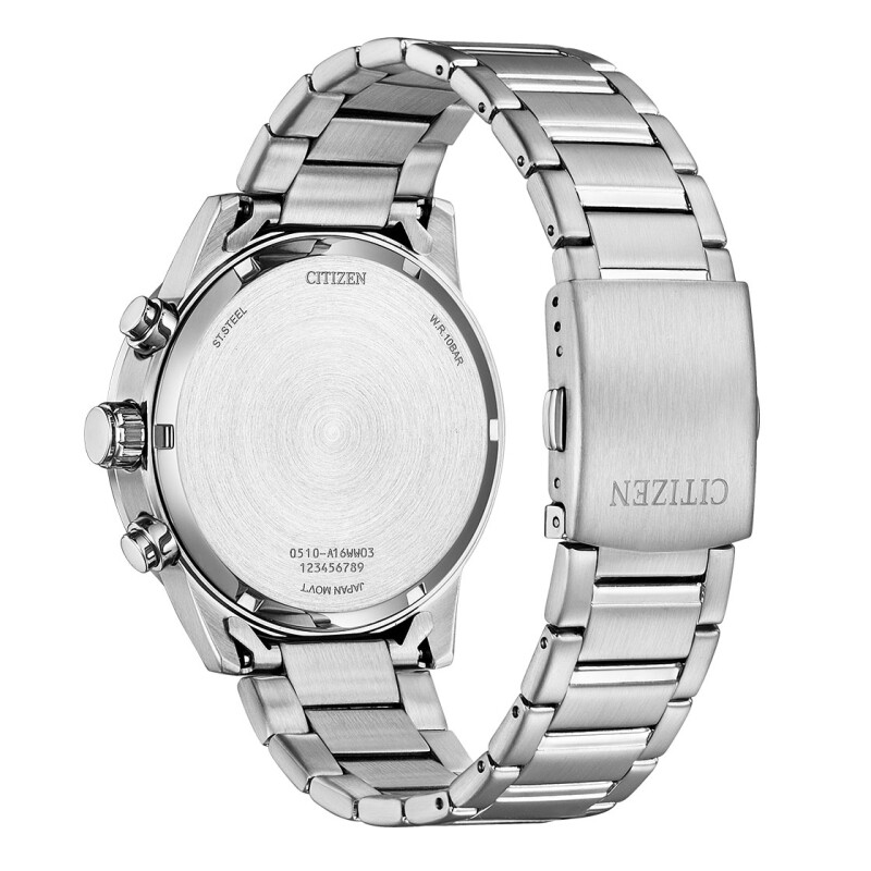 Reloj Citizen AN3681-57E para hombre con correa de acero Negro