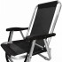 Silla Baja Playa, Pesca Buzios C/correa En Aluminio Apta 120kg NEGRO
