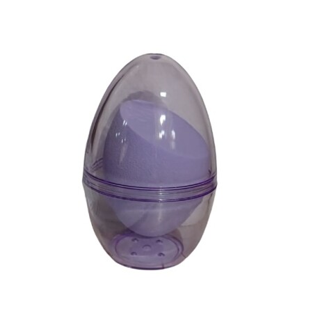 Esponja de maquillaje oval violeta