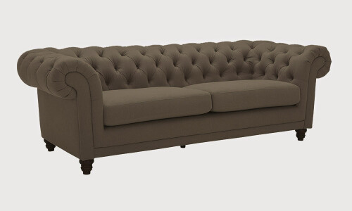 Sillón Clásico Chesterfied Tostado