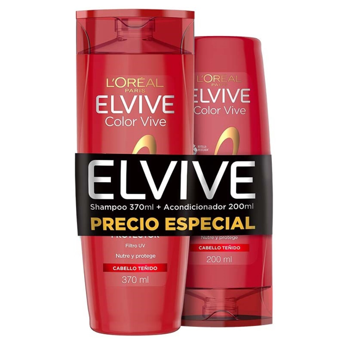 Elvive Shampoo 370ml + Acondicionador 200ml Cica Vive 