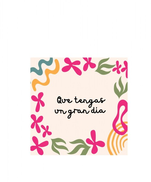 Tarjeta feliz día 10x10 DISEÑO 5