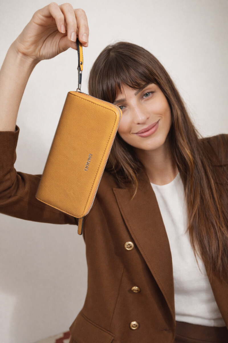 BILLETERA PENELOPE - CURRY 