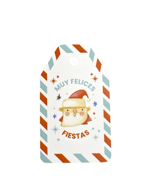 Tag colgante navidad 5x8,5 cm DISEÑO 18