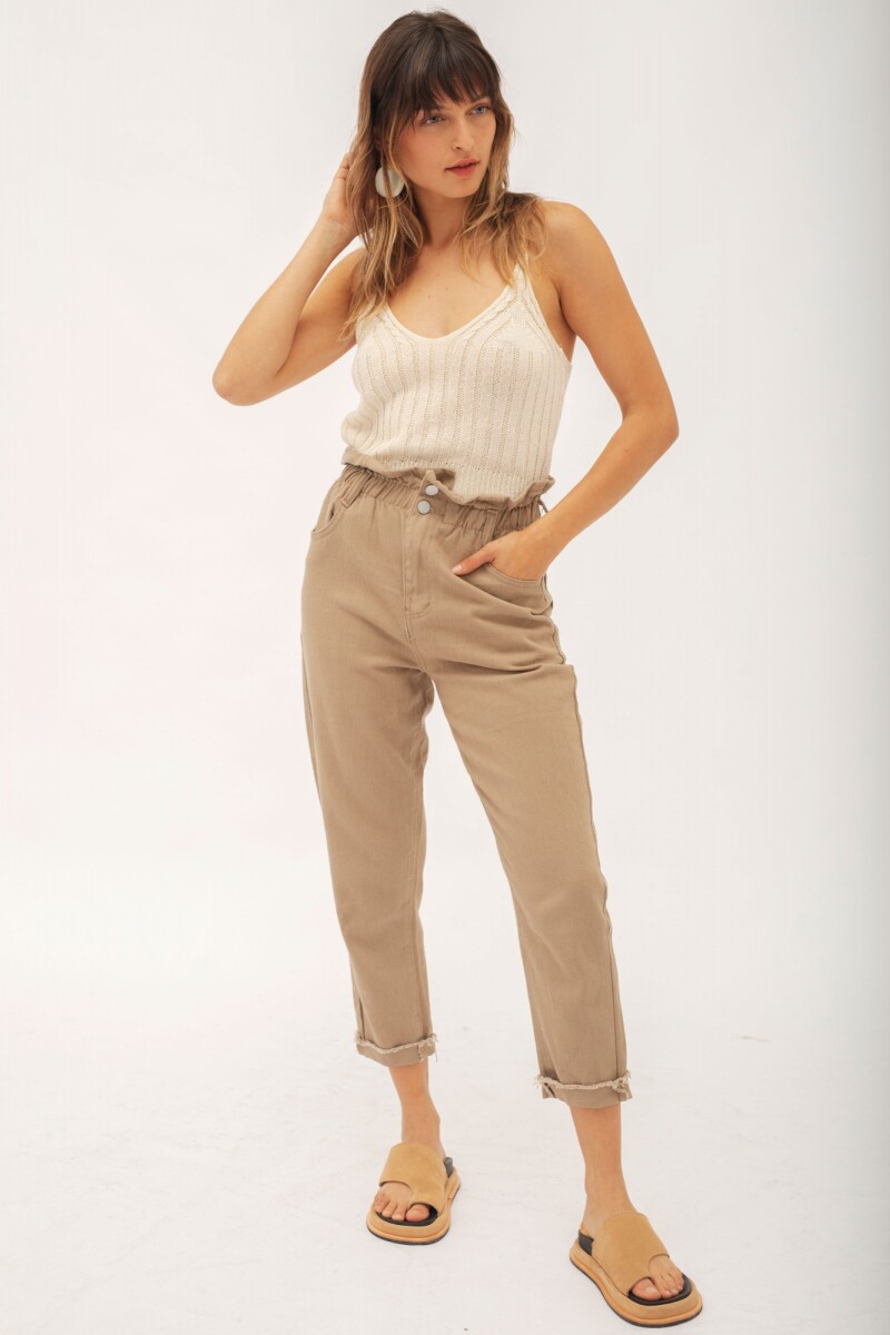 Pantalon Vera - Camel 