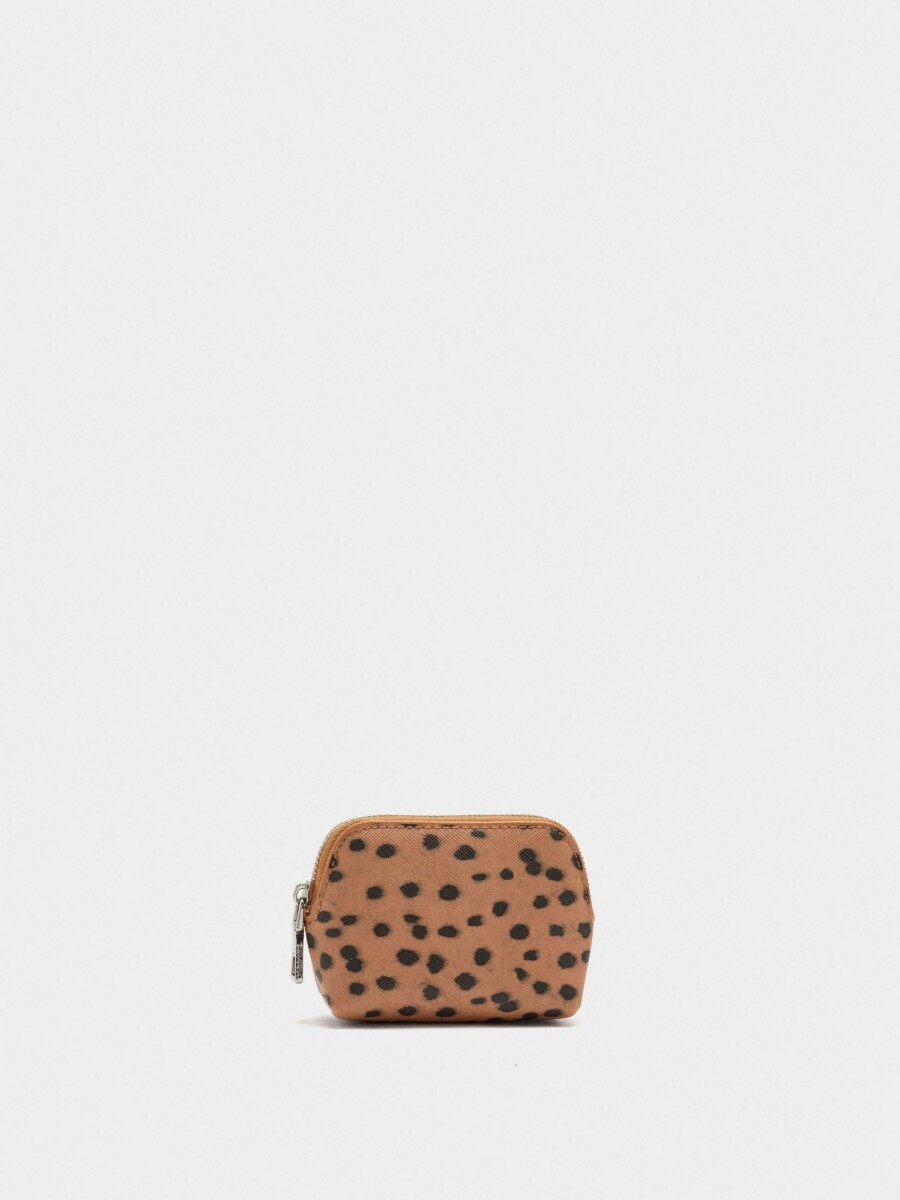 Monedero Estampado Animal multicolor