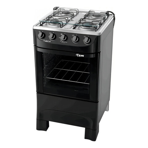 Cocina Tem Mastercook Glp Color Negro Con Puerta Con Visor Cocina Tem Mastercook Glp Color Negro Con Puerta Con Visor