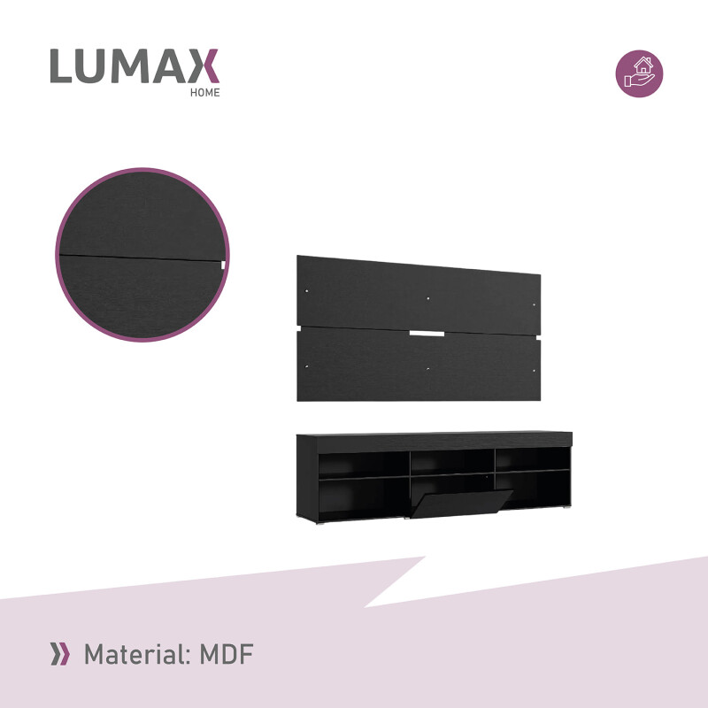 Rack con Panel para TV de hasta 65 pulgadas Rack con Panel para TV de hasta 65 pulgadas