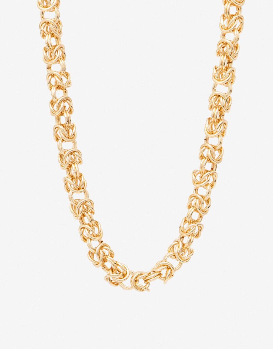 Collar Corto Metal - Dorado 