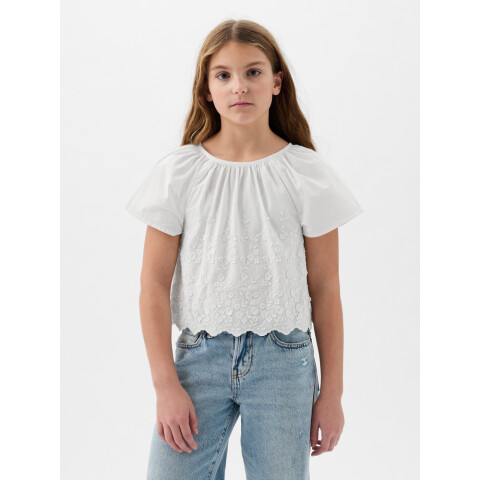 SS FLUTTER SLV TOP OPTIC WHITE