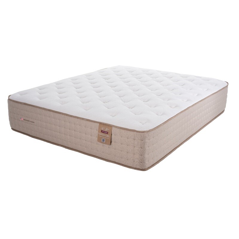 Colchón Espuma Nasa Gel 2 Plazas 138x188x036