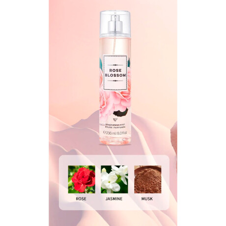 Perfume Body Splash Floral Rosa Blossom