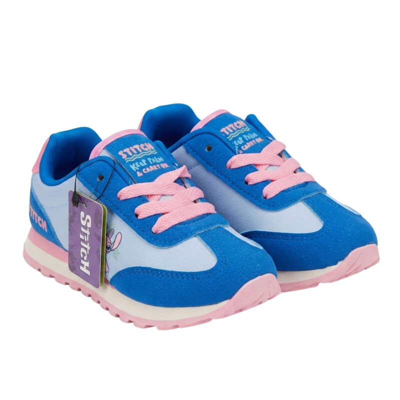 Championes Disney Deportivo textil retro Niños STICFW26490 Celeste-rosado