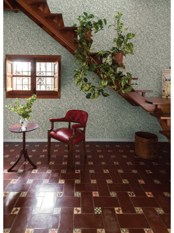 COLECCIÓN REVIVAL - ZULMA GREEN DECORTIVE BOTANICAL - N/A