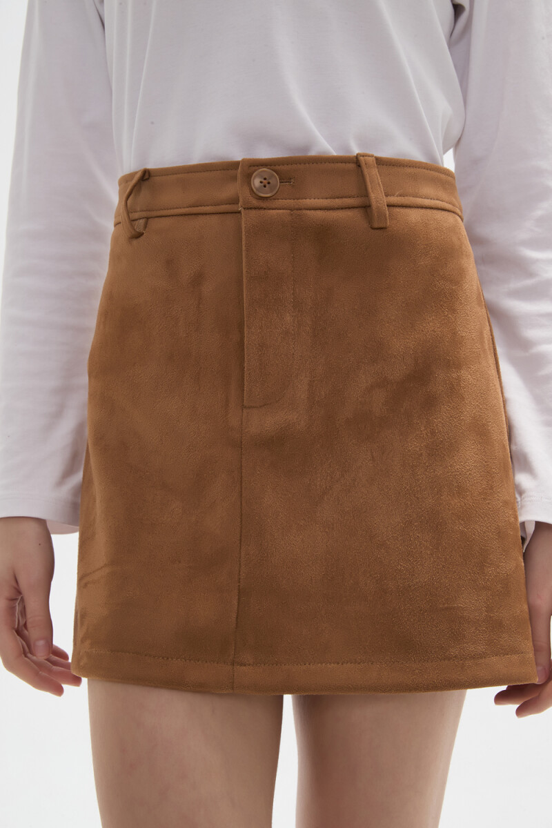 Falda Arvess - Beige Oscuro 