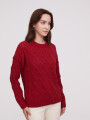 Sweater Loanina Rojo Oscuro