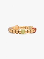 Pulsera Elástica Cuentas Efecto Piedra multicolor