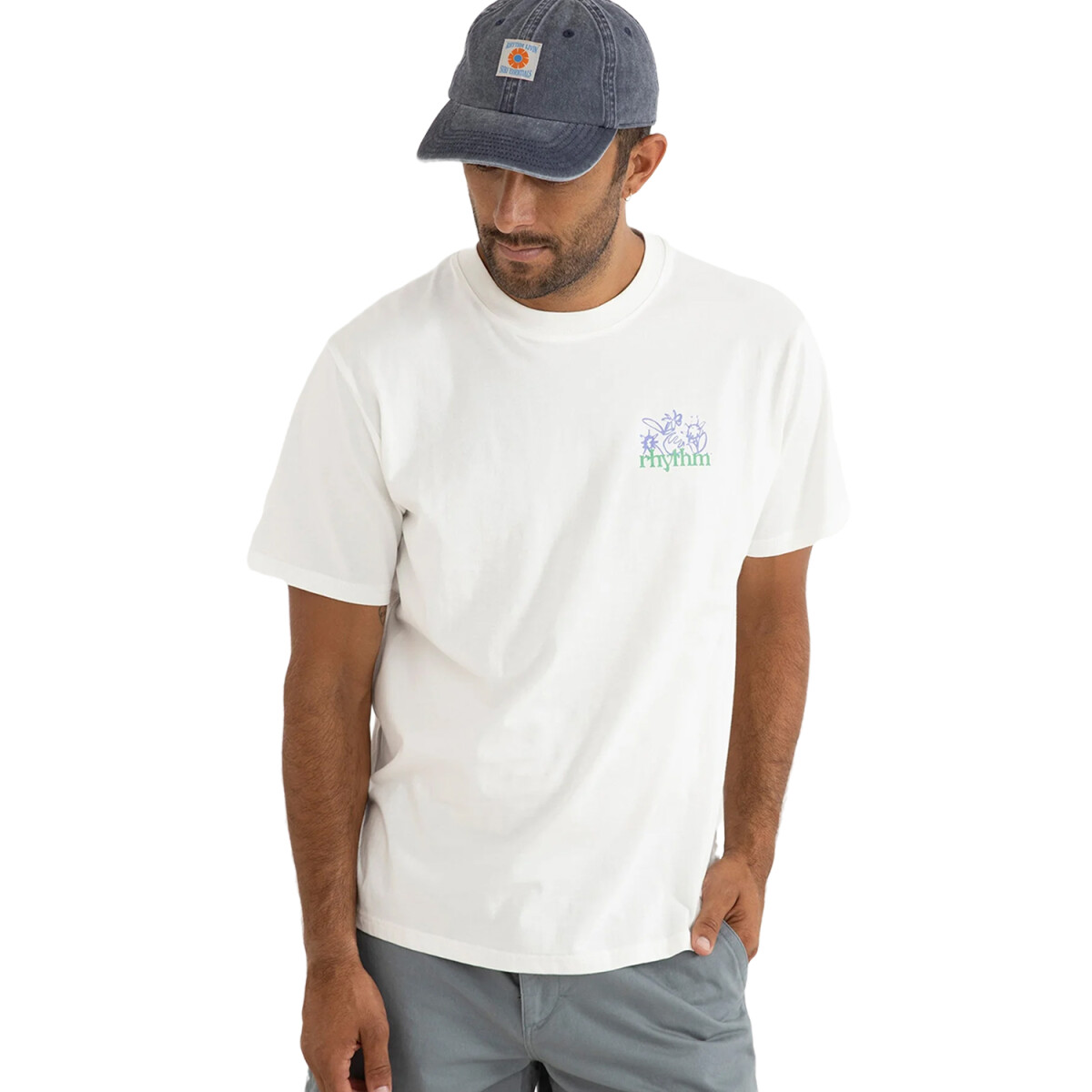 Remera Rhythm Old Growth Livin - Blanco 