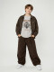 REMERA ROCK OVERSIZED GRIS MELANGE M