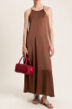 VESTIDO LARGO Marron