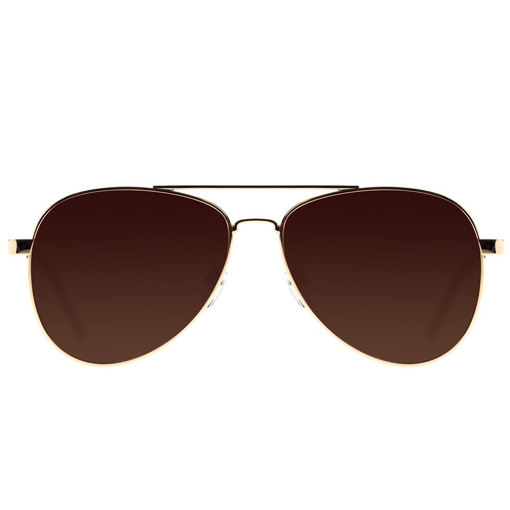 Lentes De Sol Chilli Beans Aviador - Unisex Gradiente Marrón/Dorado