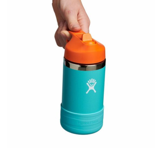 Botella Hydro Flask 12 Oz Kids Wide Mouth Straw Cap And Boot Botella Hydro Flask 12 Oz Kids Wide Mouth Straw Cap And Boot