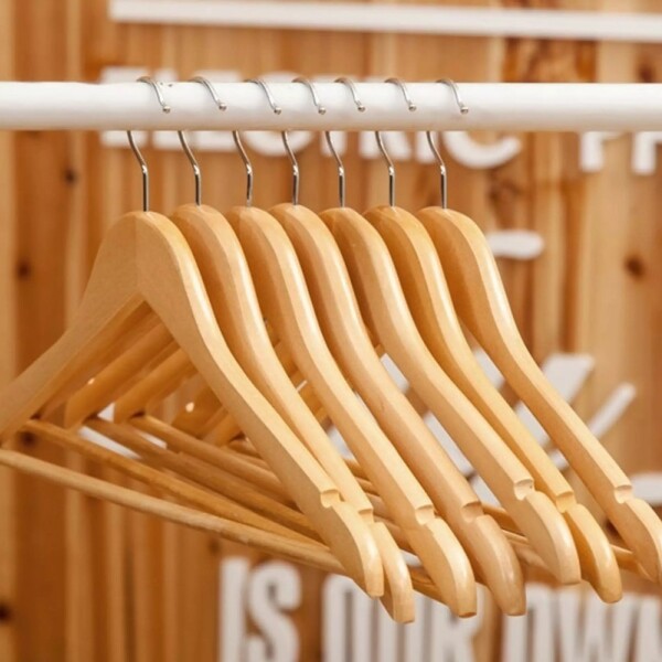 Pack De 60 Perchas De Madera Calidad Premium Oferta Pack De 60 Perchas De Madera Calidad Premium Oferta
