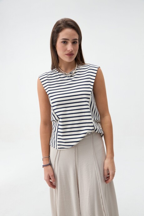 REMERA GOYA Azul