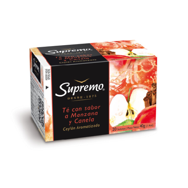 TE SUPREMO MANZ Y CANELA x 20 sob Unica