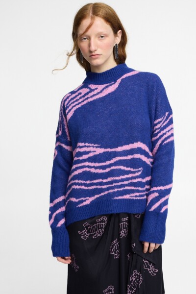 FEFE SWEATER Blue