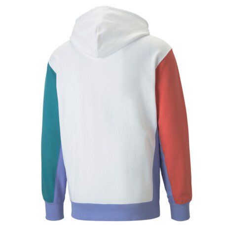 Classics block hoodie 53561902 Blanco