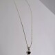 Cadena y colgante plata con corazon Cadena y colgante plata con corazon