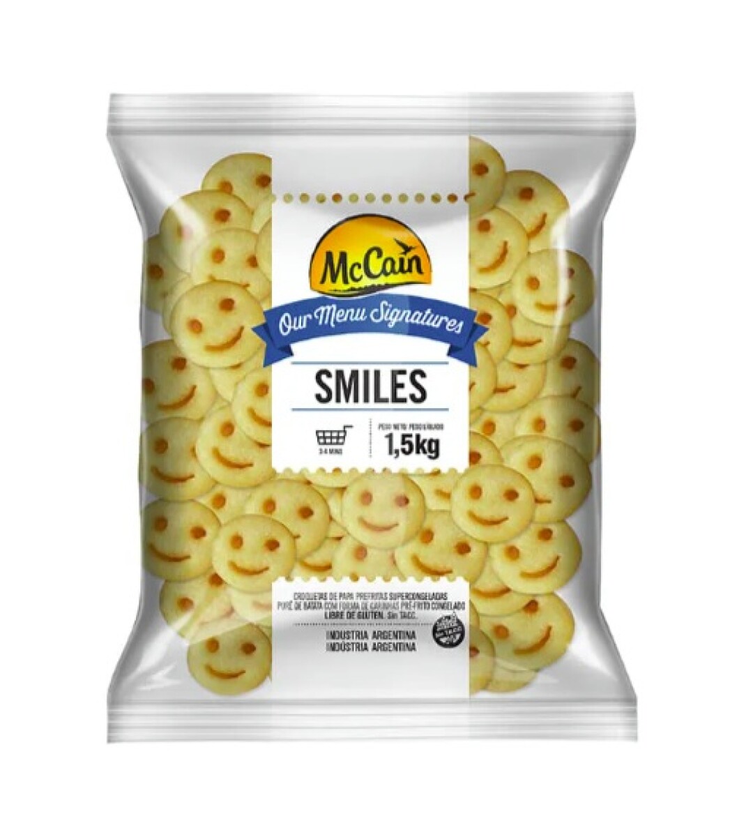 2X1!! PAPAS SMILES MCCAIN 1,5KG LLEVATE 2 PAQUETES (3KG) POR $469 