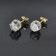 Caravanas Antiguas En Oro 18K Y Brillantes Caravanas Antiguas En Oro 18K Y Brillantes