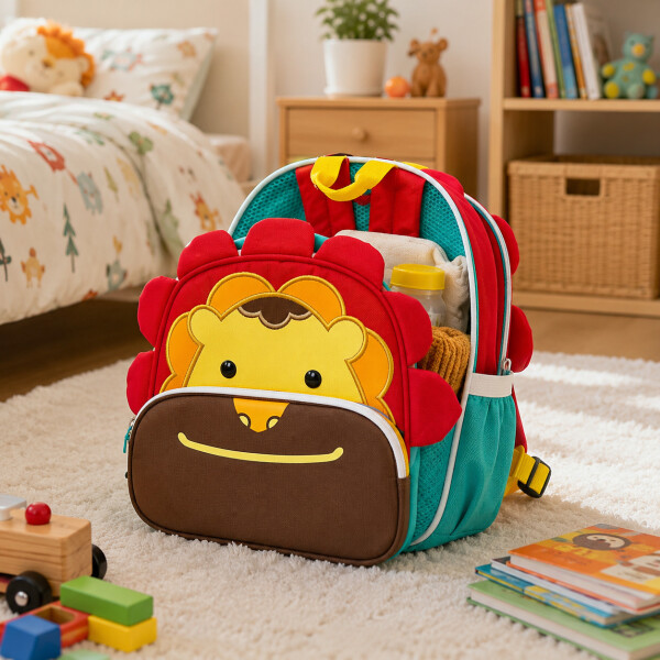 Mochila Infantil Térmica Marcus & Marcus Para Comida Rojo 1